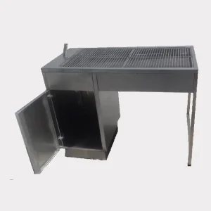 Mesa de preparacion de acero inoxidable