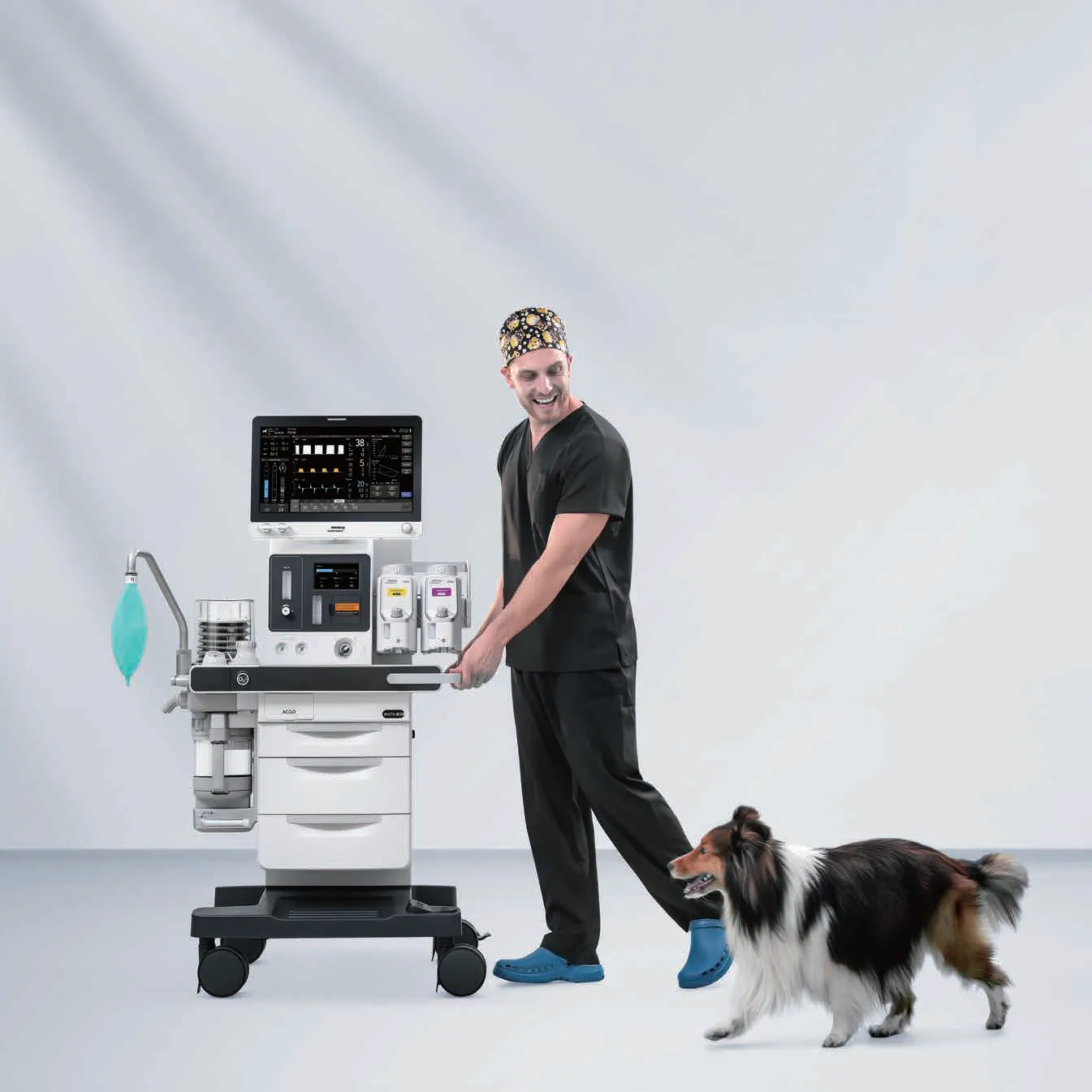 Maquina de Anestesia Veterinaria Mindray Wato A7
