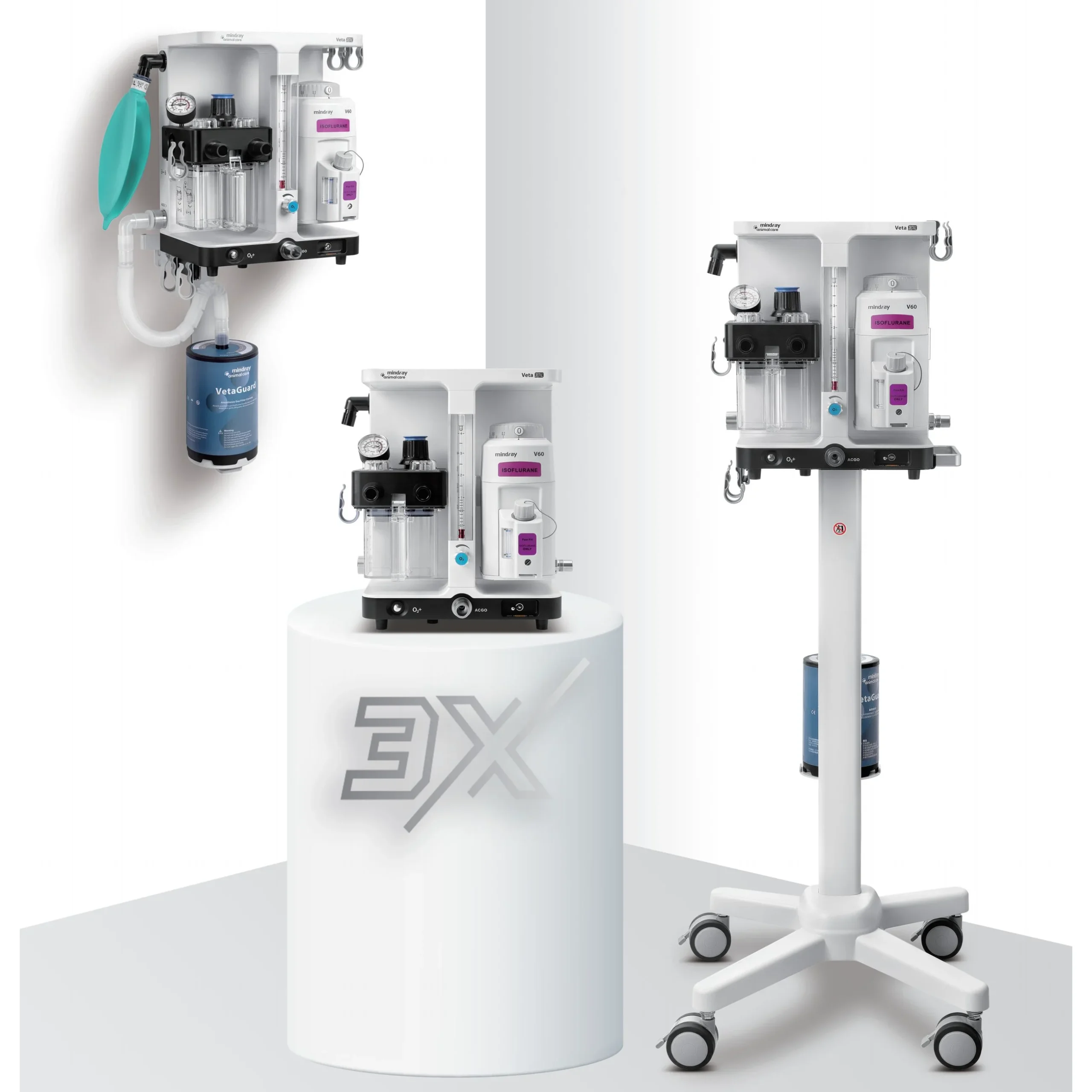 Maquina de anestesia veterinaria Mindray Veta 3x